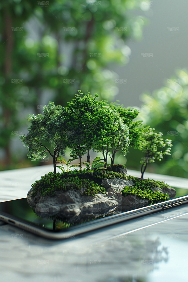 手机VR山水幻想风VR技术模型