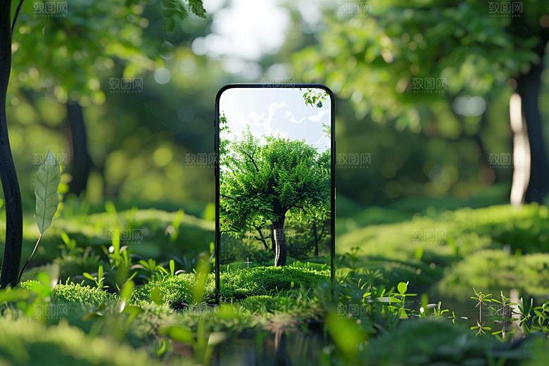 手机VR山水自然幻想风模型