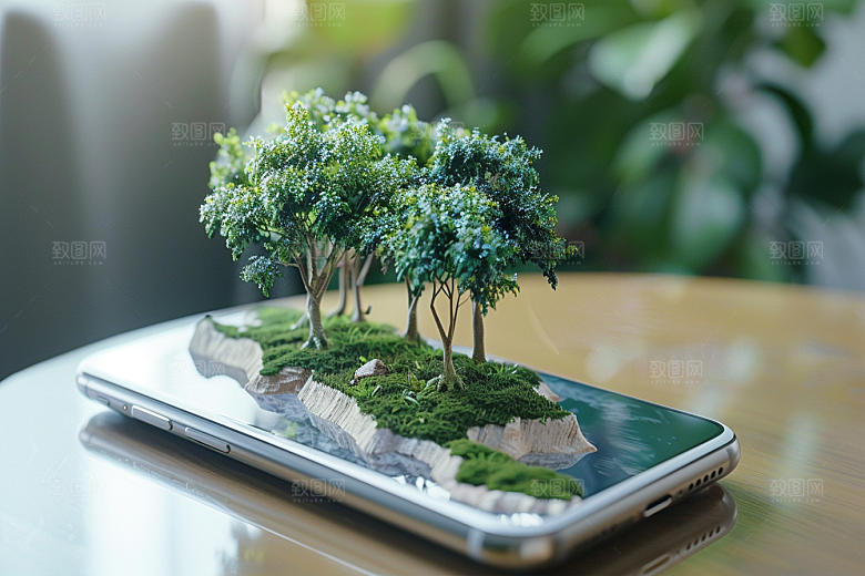 手机VR山水超现实幻想风模型