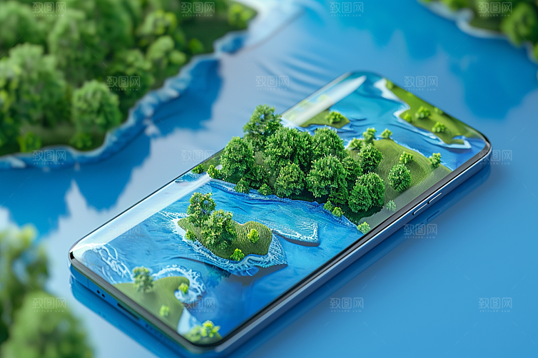 手机VR山水VR技术3D模型