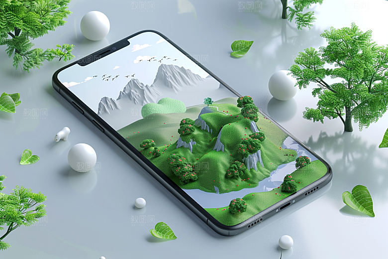 手机VR山水VR技术风光模型
