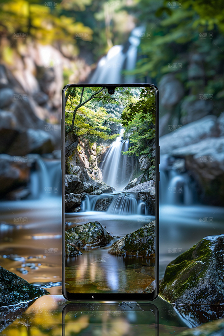手机VR山水超现实自然模型
