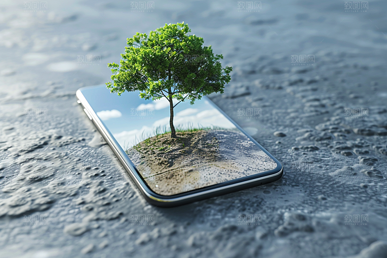 手机VR山水3D幻想风模型