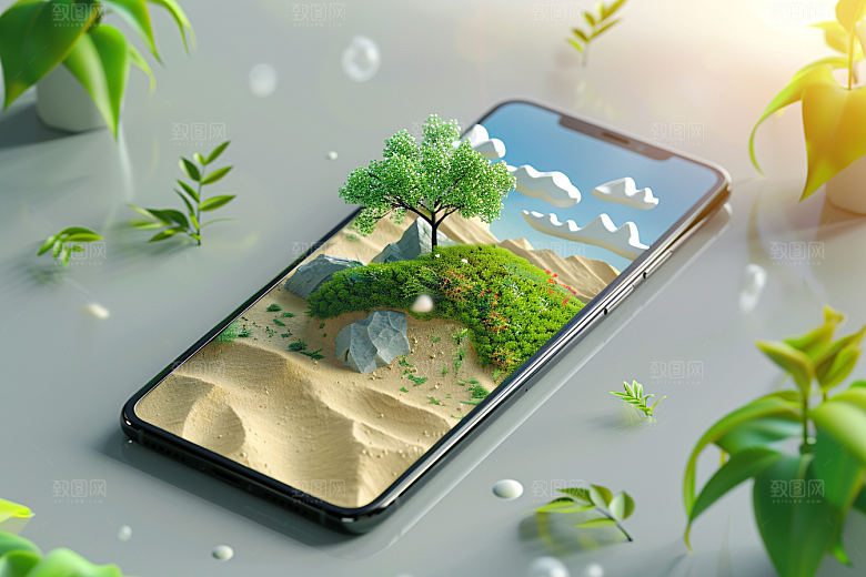 手机VR山水VR技术虚拟现实模型