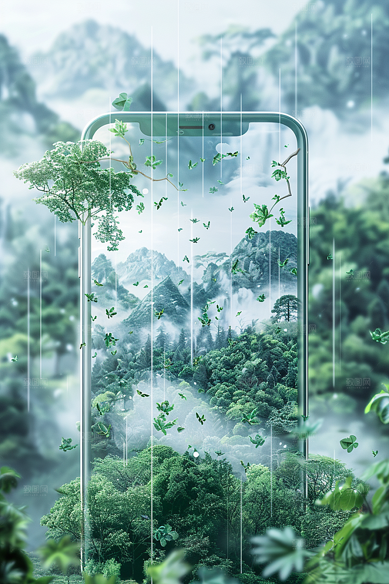手机VR山水幻想风高清模型