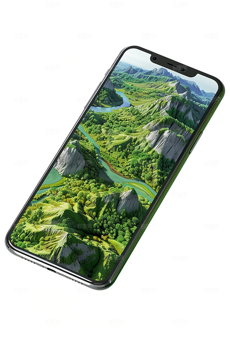 手机VR山水幻想风高清模型