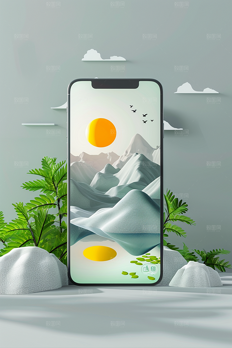 手机VR山水未来VR技术模型
