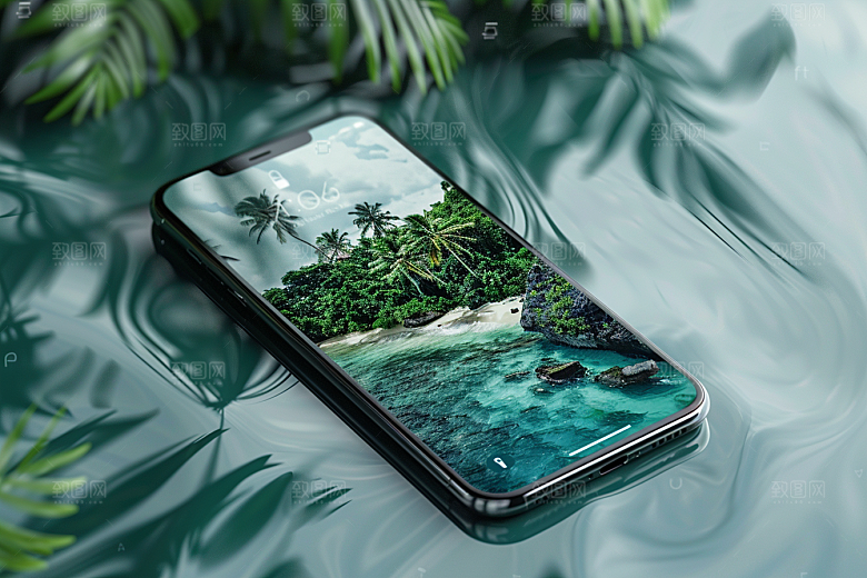 手机VR山水科技未来模型