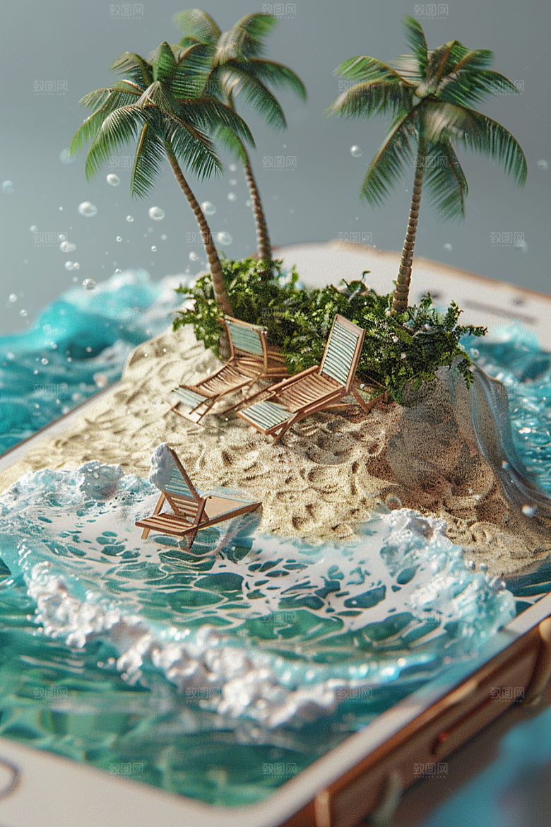 手机VR山水VR技术数码设备模型