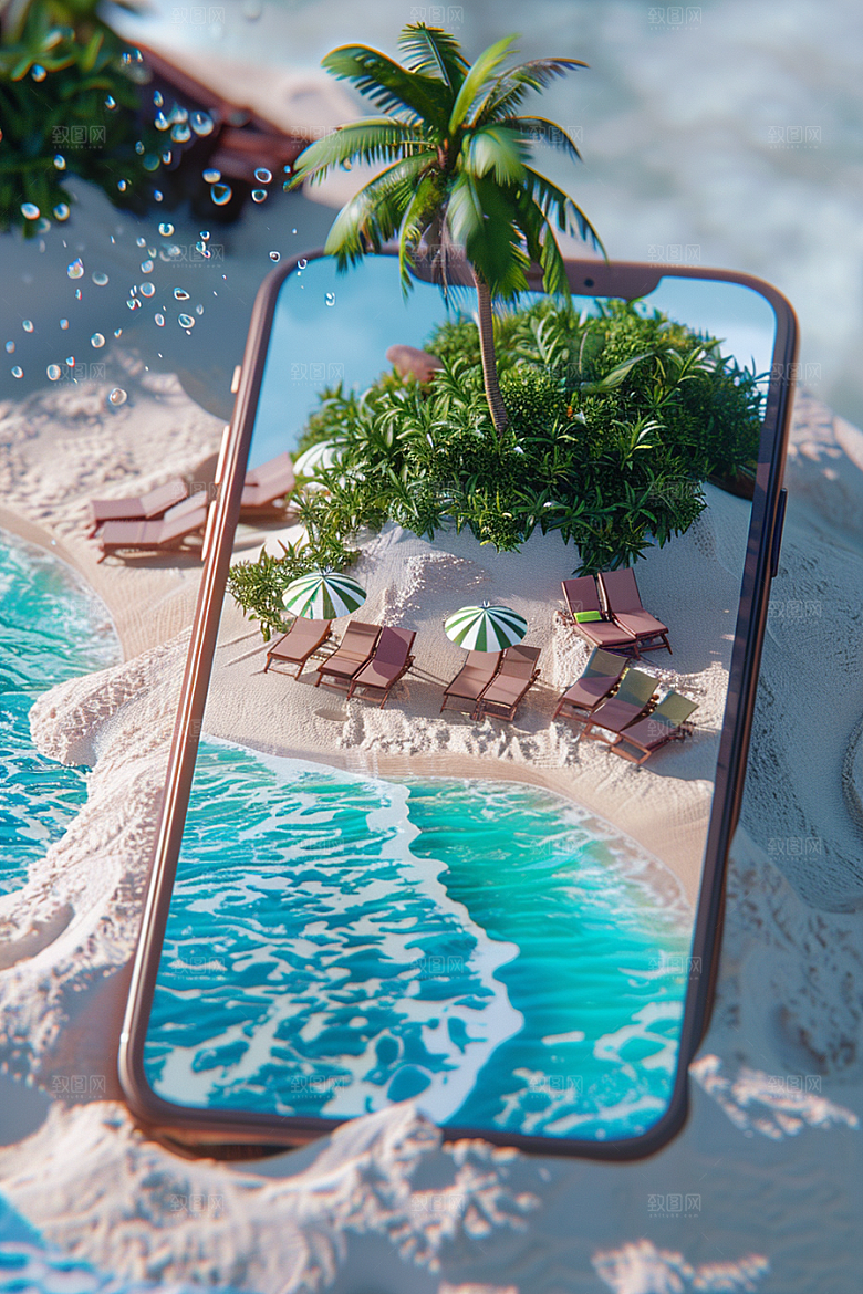 手机VR山水高清VR技术模型