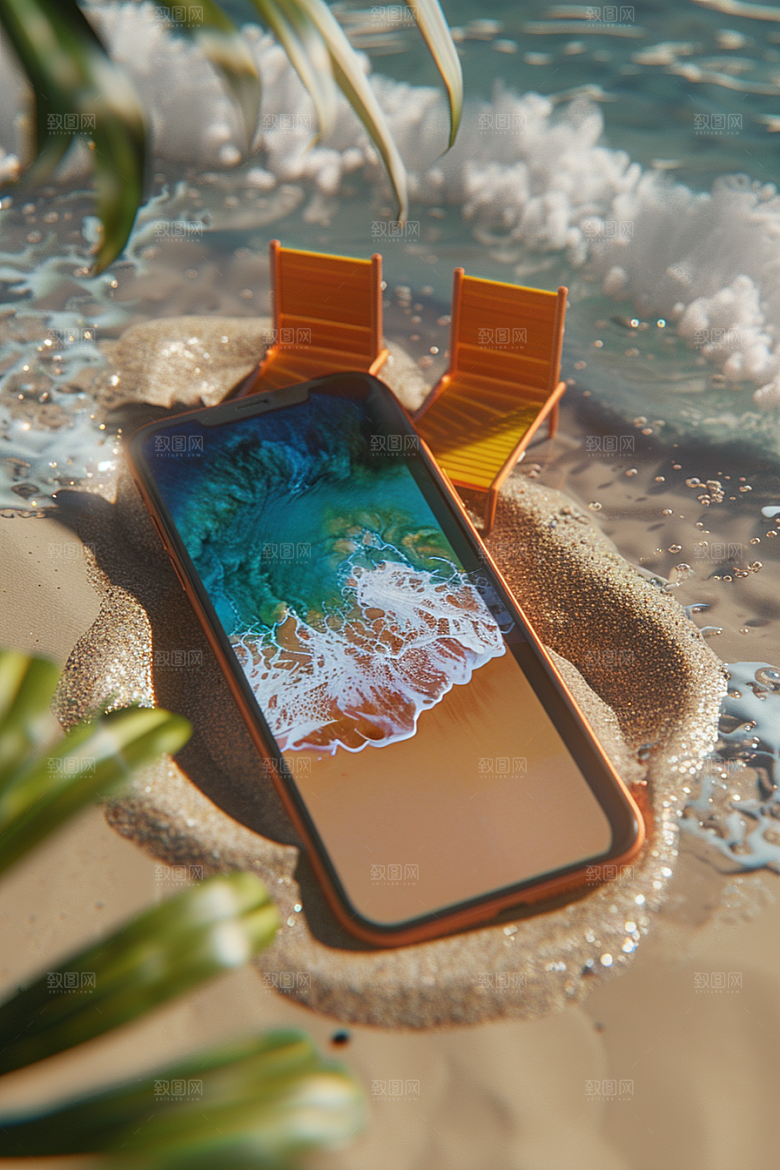 手机VR山水高清3D模型