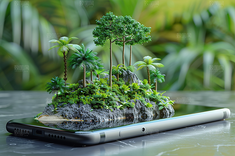 手机VR山水VR技术3D模型