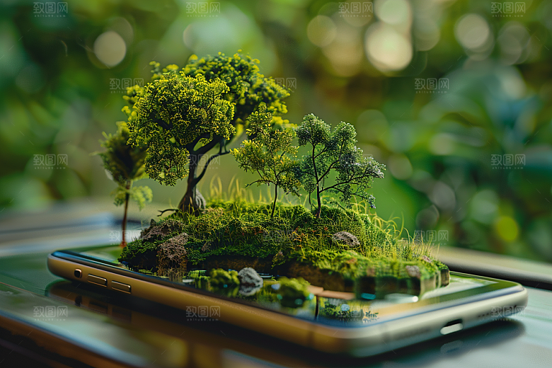 手机VR山水高清立体模型
