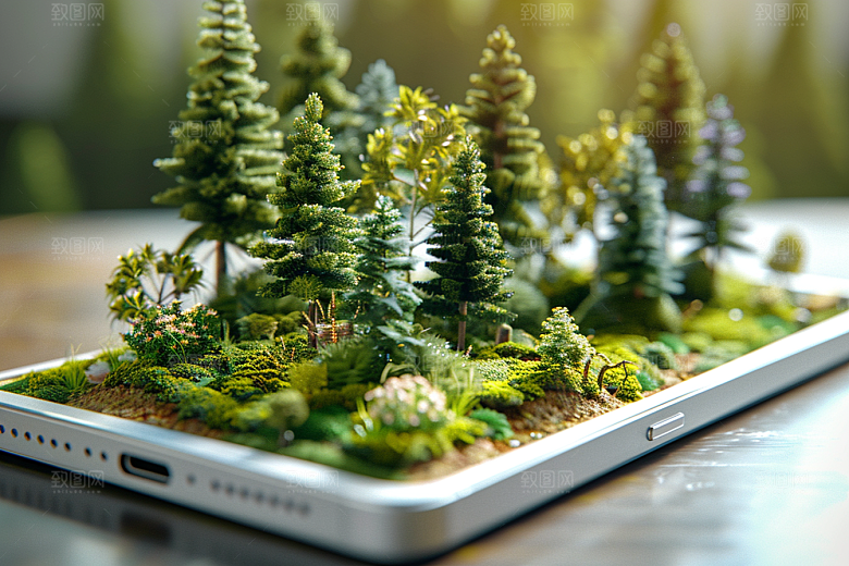 手机VR山水科技立体模型