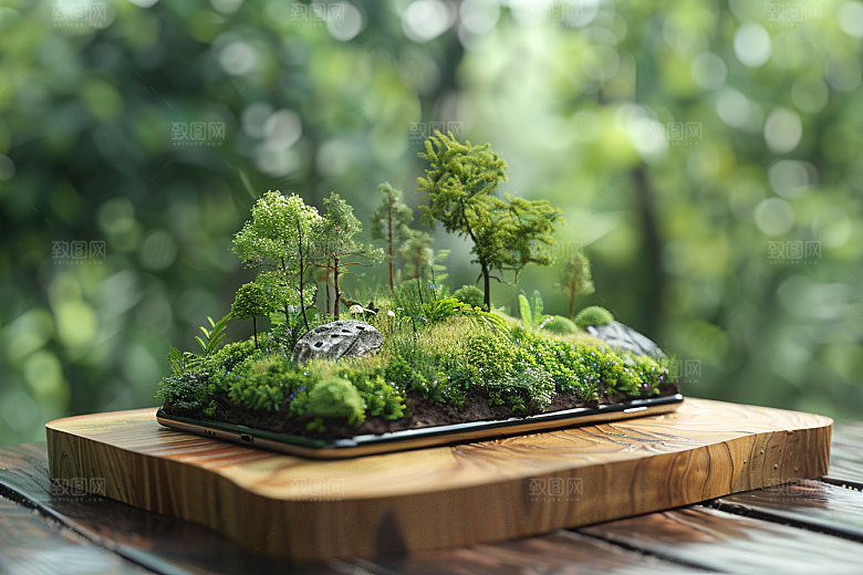 手机VR山水虚拟现实3D模型