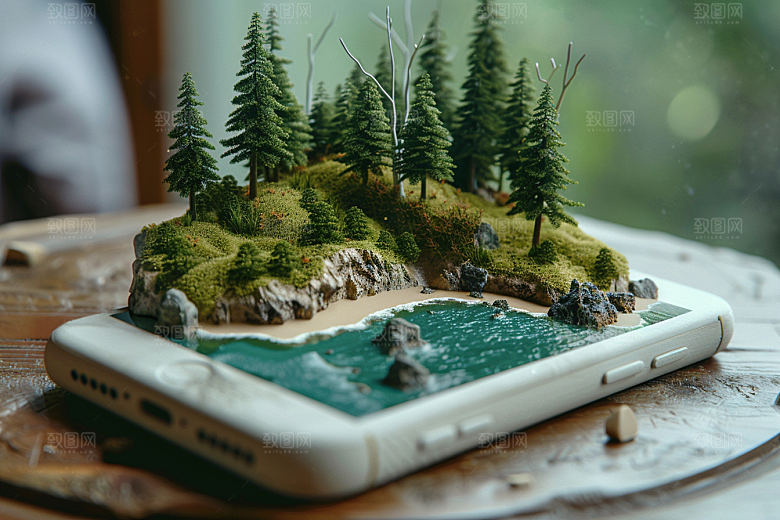 手机VR山水科技虚拟现实模型