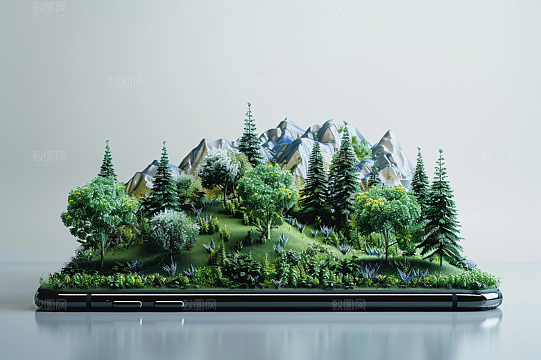 手机VR山水未来VR技术模型