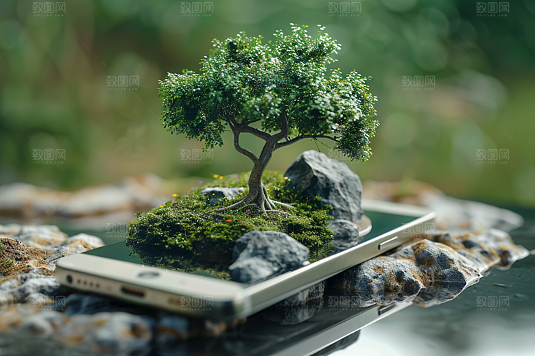 手机VR山水自然虚拟现实模型