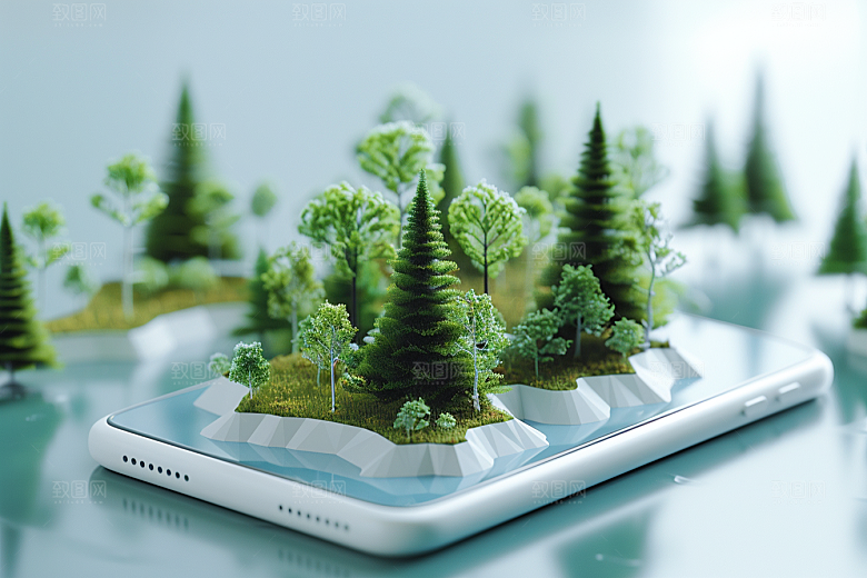 手机VR山水自然虚拟现实模型
