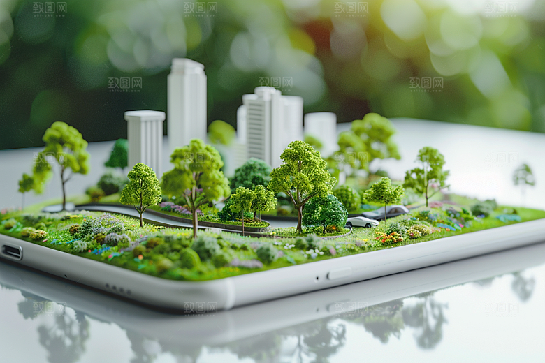 手机VR山水高清自然模型