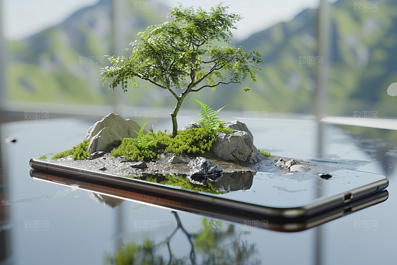 手机VR山水VR技术立体模型
