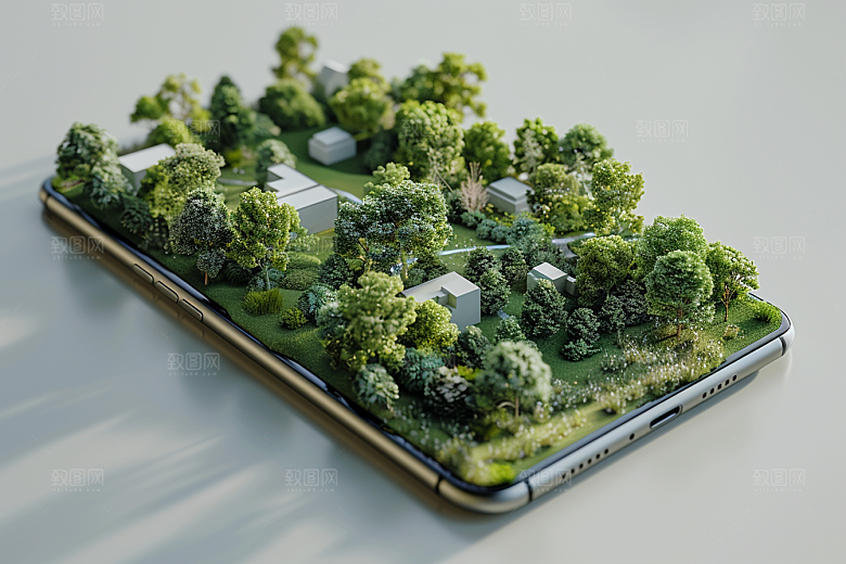 手机VR山水VR技术自然模型