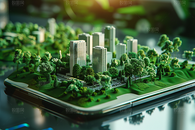手机VR山水科技高清模型