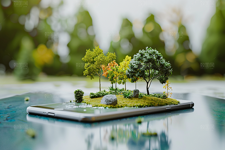 手机VR山水科技高清模型