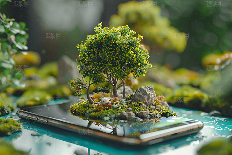 手机VR山水高清幻想风模型