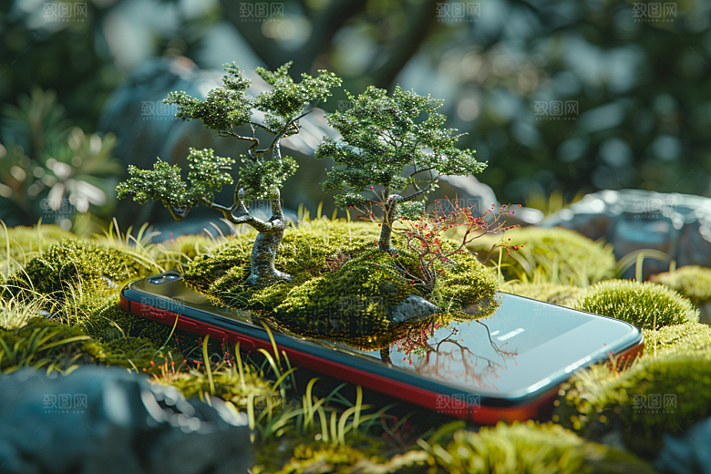 手机VR山水高清自然模型