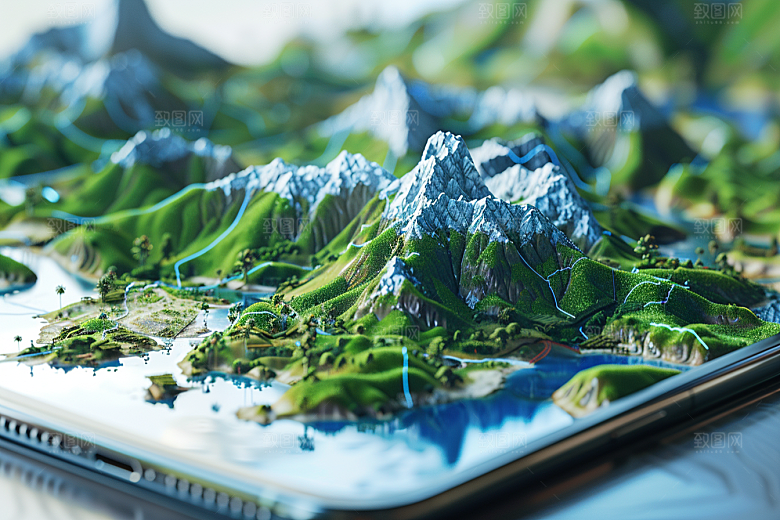 手机VR山水VR技术超现实模型