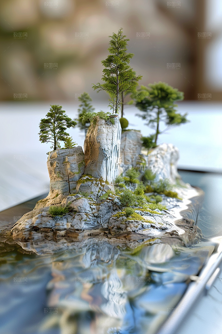 手机VR山水元宇宙VR技术模型