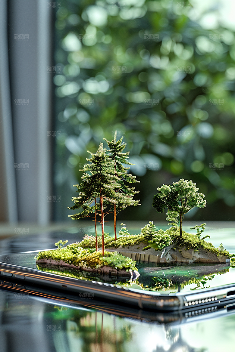 手机VR山水风光幻想风模型