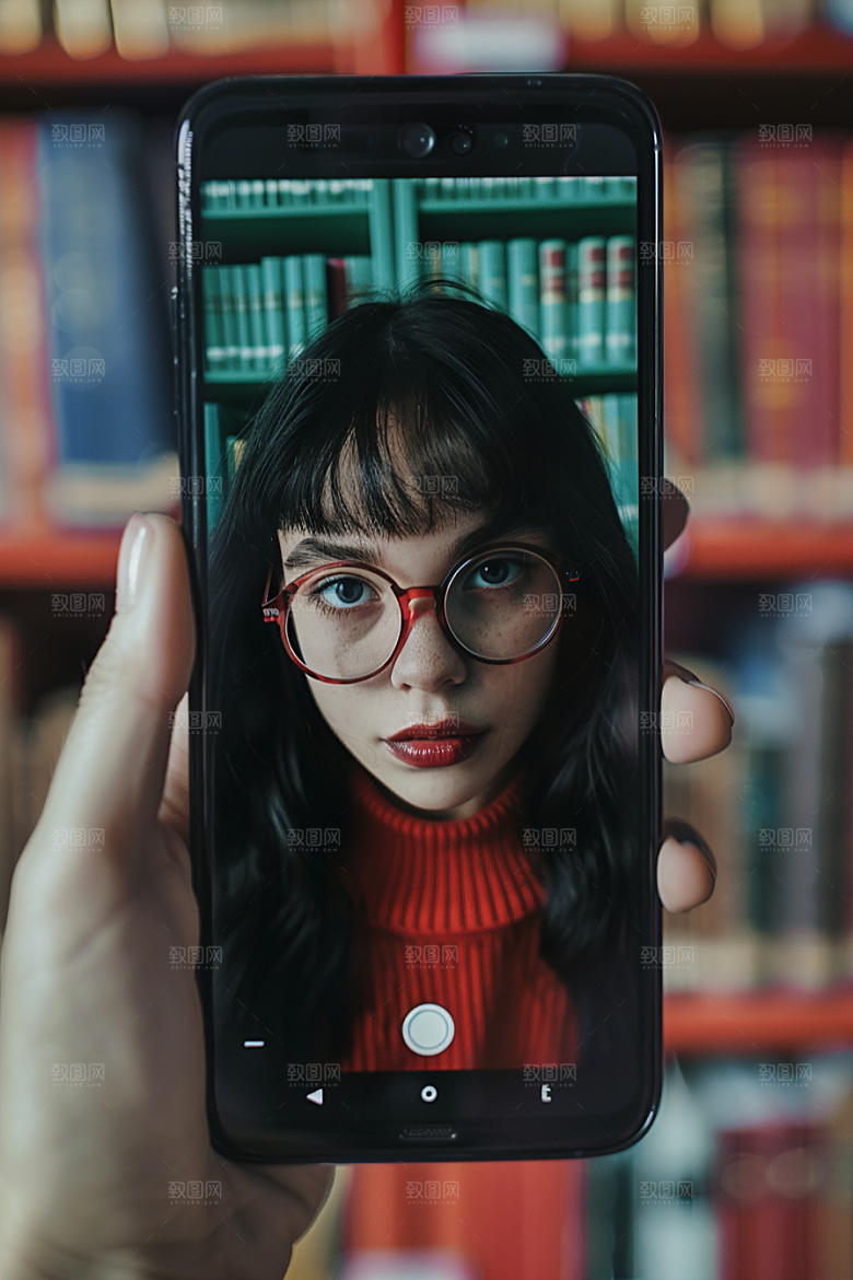 手机拍照高清留念摄影图