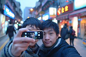 手机拍照旅游拍摄摄影图
