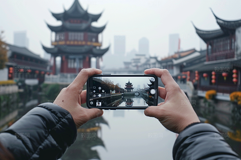 手机拍照留念高清摄影图