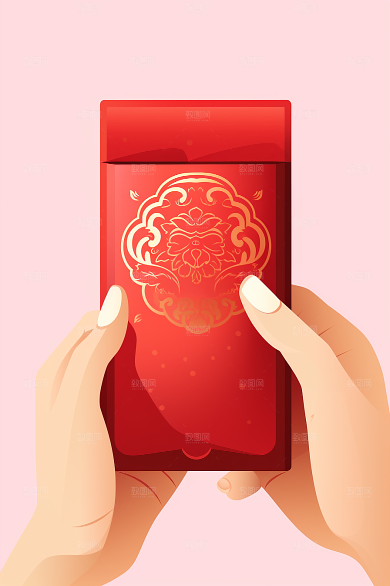 手拿红包结婚3D模型