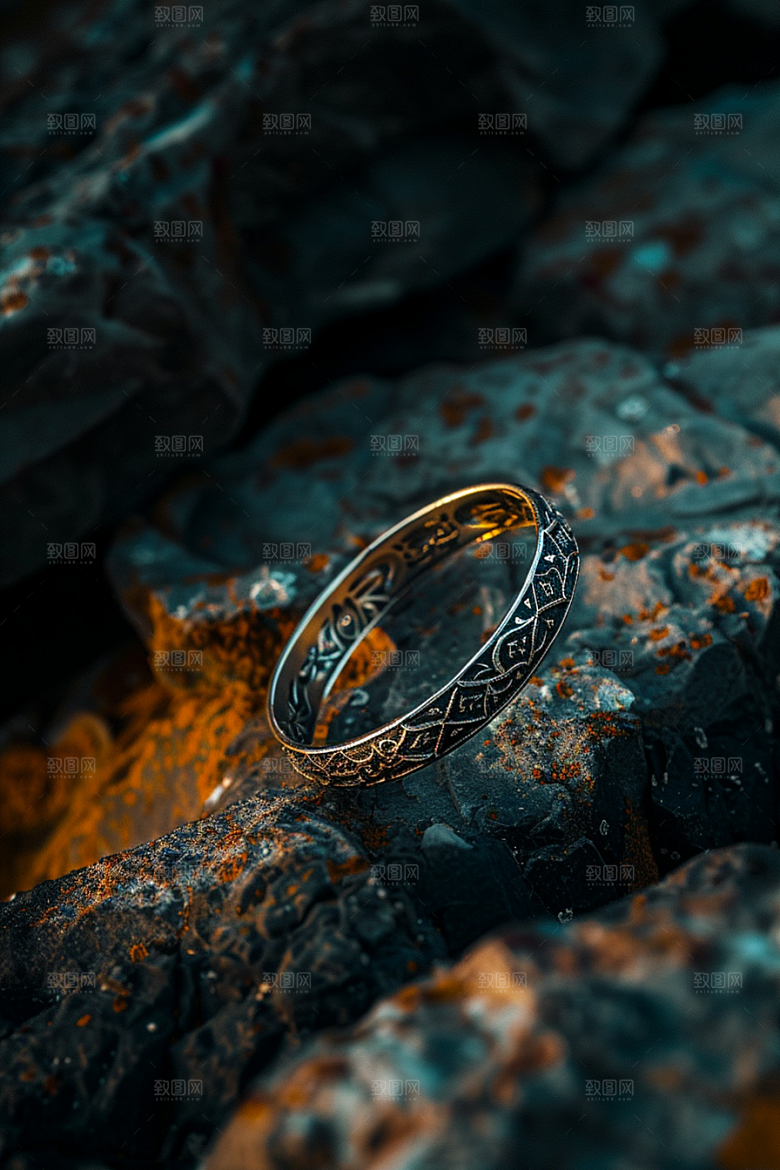 手镯质感高档摄影图
