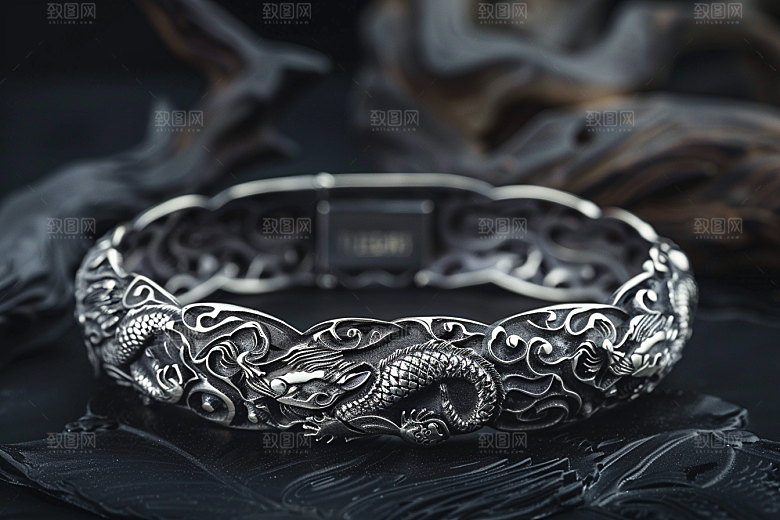 手镯手环奢侈品摄影图