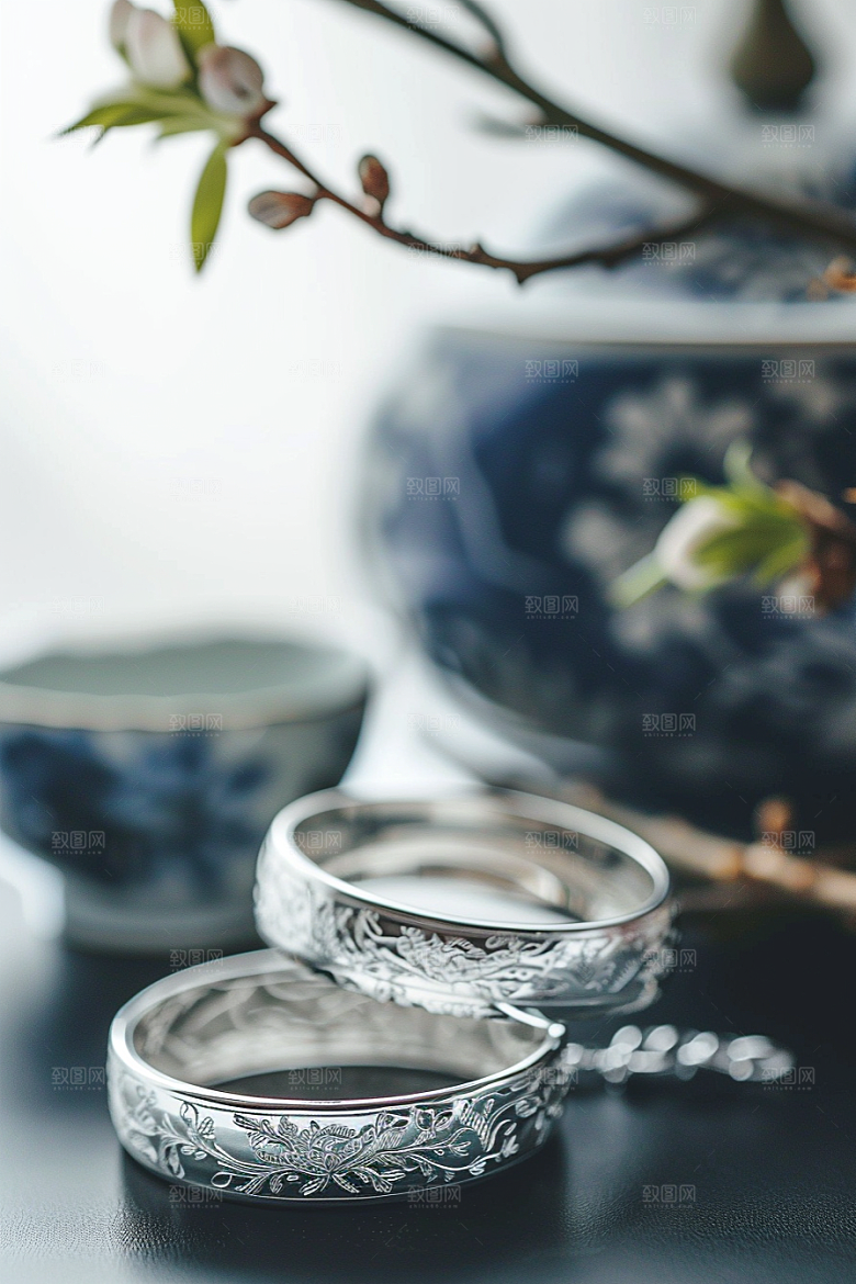 手镯奢华质感摄影图