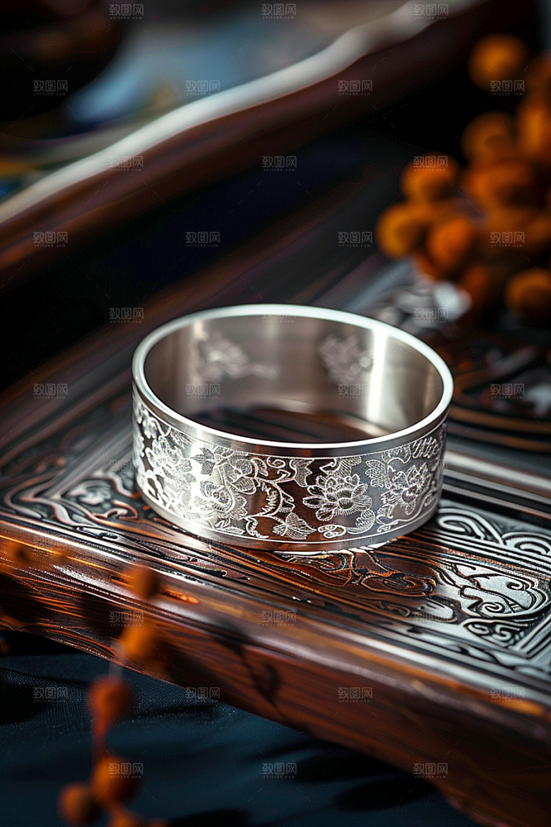 手镯珠宝高清摄影图