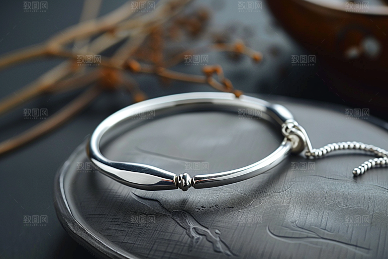 手镯精致奢侈品摄影图