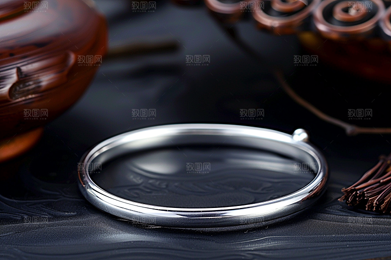 手镯奢华珠宝摄影图