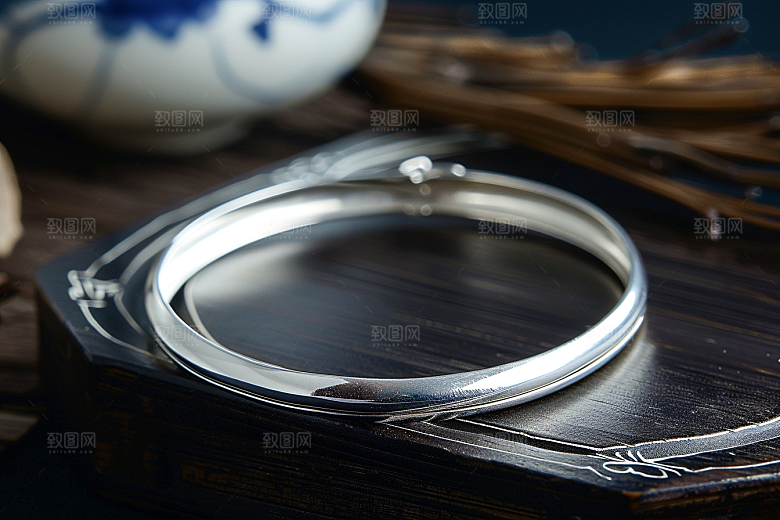 手镯高档奢侈品摄影图