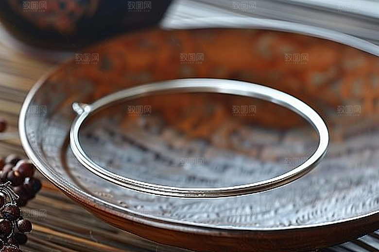 手镯手环奢华摄影图