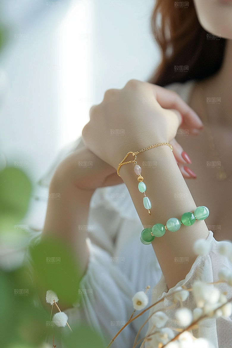 手镯唯美高贵摄影图