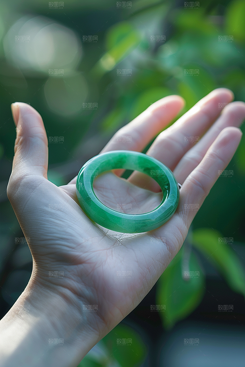 手镯珠宝唯美摄影图