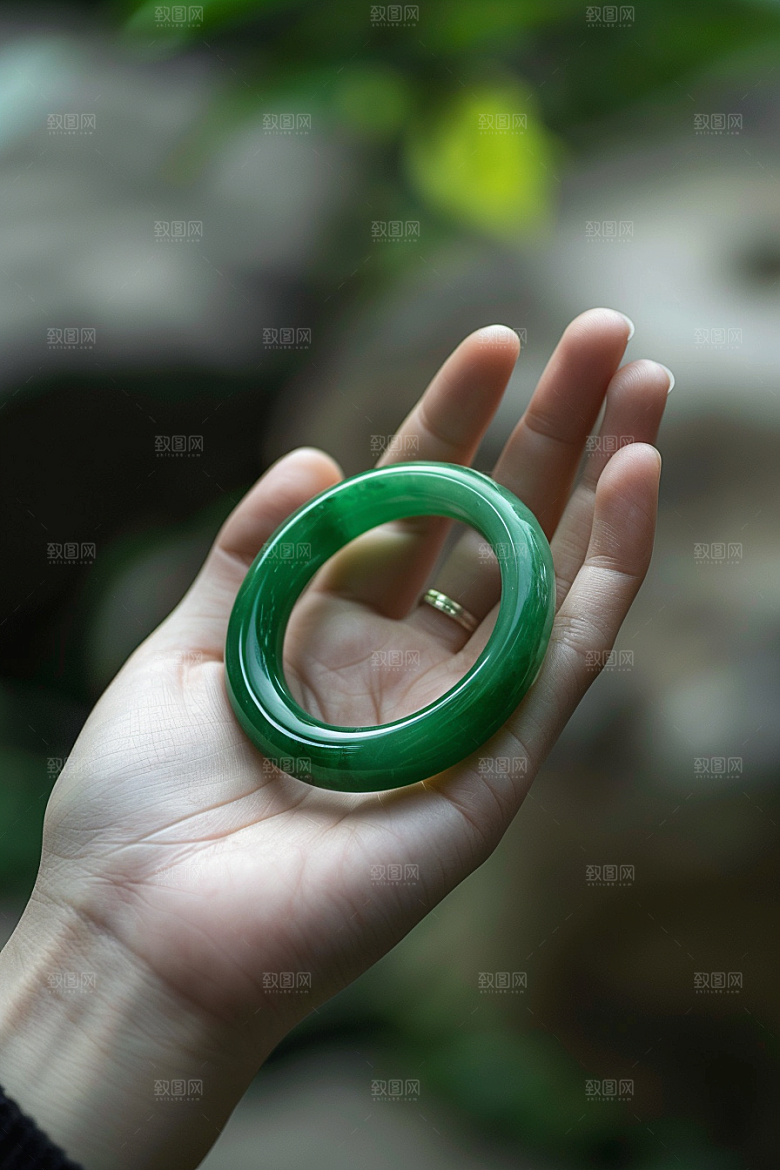 手镯奢华高贵摄影图