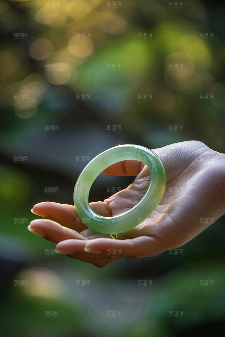 手镯唯美奢侈品摄影图