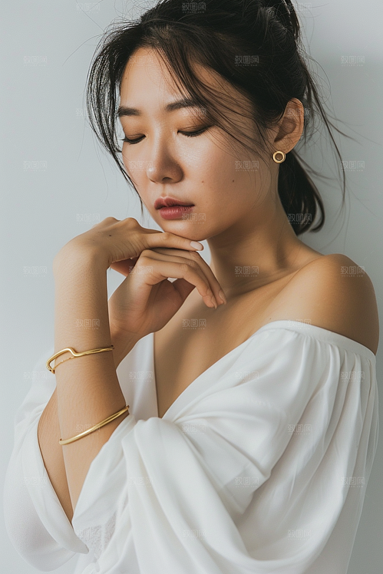 手镯手环高档摄影图